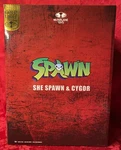 Mcfarlane Toys 7" She Spawn & Cygor Megafig 2 Pack Gold Label Collection Nib New. Price: $49.99.