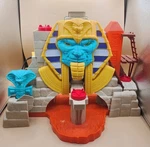 Fisher Price Imaginext Serpent Strike Pyramid Egyption Mummy Snake Sound Lights Used. Price: $45.00.