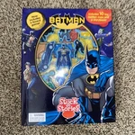 Batman - "stuck On Stories" Book And Playset W/ 10 Figures New. Price: $5.00.