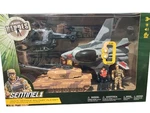 True Heroes Sentinel 1 Multi Vehicle Military Playset Helicopter Tank Jet & 2MEN New. Price: $29.95.