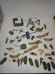Ultimate Soldier 1/32 Military Playset Figures Barricades/accessories Parts Lot Used. Price: $127.49.