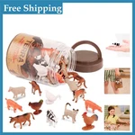 Miniature Farm Animals Set 60 Durable Plastic Figures For Toddler Learning Fun New. Price: $20.89.