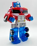 Transformers Rescue Bots Energize Optimus Prime - Playskool Heroes Figure Used. Price: $10.99.
