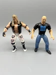 Wwf Stone Cold Steve Austin Vs Shawn Michaels Wrestling Jakks Grudge Match 1998 Used. Price: $22.49.