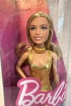 Mattel-barbie Fashionistas Doll #222- 65TH Anniversary-petite-golden Jumpsuit New. Price: $19.95.