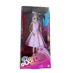 Barbie The Movie Margot Robbie Doll Figure Pink Gingham Dress & Heels New. Price: $199.96.