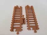 Lot Of 2 - Spin Master Paw Patrol Adventure Bay Railway Train Track Replacement Used. Price: $21.99.