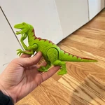 Chap Mei City Green Dinosaur Lights And Sound 8" Length Used. Price: $10.12.