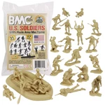 Bmc Marx Plastic Army Men Soldiers Tan 31PC WW2 Figures Made In Usa New. Price: $21.62.