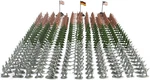 Army Men Action Figure - 300 Pcs Toy Soldiers Military Playset Classic New. Price: $21.97.