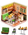 Rolife Super Creator Series, Diy Mini Hong Kong Bites Cafe Dollhouse Kit, New. Price: $67.99.