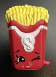 Moose Shopkins Season 3 International Food Red Fiona Fries Collector's Edition Used. Price: $14.00.