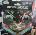 Sealed Star Wars Beyblade Luke Skywalker 4-80B Darth Vader 4-60P Exclusive New. Price: $25.00.