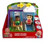 New Jazwares - Cocomelon Lane Sunny Splash Swing Playset. Price: $20.99.