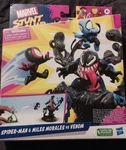 Spiderman & Miles Morales Vs Venom - Marvel Stunt Squad New, Sealed Hasbro 2023. Price: $15.00.