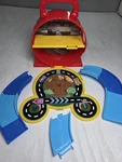 Disney Junior Mickey Mouse Stow Go Garage Diecast Vehicle Playset Parts Used. Price: $14.99.