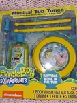 Nickelodeon Sponge Bob Musical Tub Tunes Body Wash Flute Drumsticks Set New. Price: $20.00.