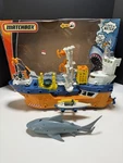 Matchbox Mega Rig Shark Ship Complete W/box Create 40 Combonations Used. Price: $164.99.