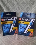 2 Boxes Of Nerf Rival 30X High-impact Accu-rounds Refills-new-factory Sealed. Price: $9.00.