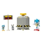 Jakks Pacific Sonic The Hedgehog 2.5" Level Clear Diorama Inches, New. Price: $18.99.