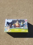 Bluey And Friends 2.5-3" Poseable Figures, 4 Pack New In Box. Price: $17.87.