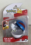 Pokemon Clip Go Alolan Vulpix Great Ball Jazwares PKW3135 New Sealed. Price: $19.99.