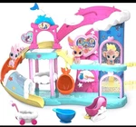 Disney Junior Tots Nursery Headquarters Playset 11 Pieces Lights Up! Used. Price: $35.00.