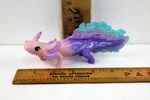 Schleich Bayala Axolotl Figure Discovery Set Pink Purple Salamander Figurine 6" Used. Price: $16.99.