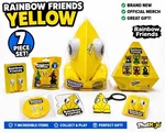 Rainbow Friends Yellow Figure Bundle Lot 7 Pc Phatmojo Toys Set New. Price: $20.69.