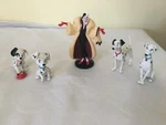 Disney Store 101 Dalmatians Figurine Play Set Cake Topper 5 Pcs Pvc New Loose. Price: $22.73.