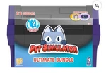 New Sealed Pet Simulator X Mystery Treasure Chest Ultimate Bundle 11 Items. Price: $34.99.