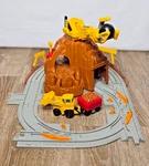 Geotrax Mt. Blast Construction Co. 2003 Fisher-price Train Playset B3007 Used. Price: $34.95.