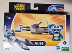 Star Wars Young Jedi Adventures Nubs Action Figure With Vehicle & Lightsaber Nib New. Price: $14.00.