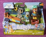 Toy Rusty & Bluey's Go-kart Vehicle And Figures Playset New In Box. Price: $23.99.