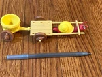 Vintage Original Smurfs Schleich 40100 Snail Cart Wagon 1978 Collectible Used. Price: $26.99.