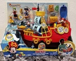 Disney Junior Mickey Mouse Funhouse Treasure Adventure Pirates Ship Playset New. Price: $110.00.