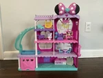 Disney Junior Minnie Mouse Ultimate Mansion Playset With Accessories (works) Used. Price: $30.00.