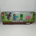 Mattel Minecraft Playset 2023 Steve Creeper Ender Dragon Pig Plastic Licensed New. Price: $25.00.