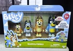 -(bluey & Family) Figure 4-PACK, Bingo, Bandit Chilli New Expressions. Price: $17.59.