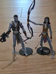 Jake And Neytiri Way Of Water Avatar Action Figures Mcfarlane Toys Used. Price: $96.00.