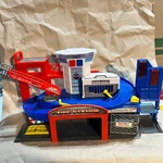 Adventure Force Large Emergency Center Playset Blue Red Fire Police Station Toy Used. Price: $18.39.
