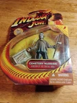 2008 Hasbro Cemetery Warrior Indiana Jones Packaging Is Heavy Damaged Used. Price: $10.00.