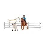 Schleich Farm World Rodeo Roping Playset - Cowgirl Rider Figurine With .... Price: $35.61.