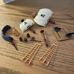 Vintage 90S Hidden Adventure Pirate Ship Playset By Blue-box Replacement Parts Used. Price: $19.99.