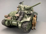 21ST Century Toys / Ultimate Soldier Wwii U.s. M4 Sherman Tank 1:18 D0652 Cb Used. Price: $221.38.