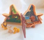 Vintage Disney Lion King Polly Pocket Mini Pride Rock Compact Complete Mattel Used. Price: $32.50.
