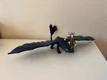 2010 Spin Master Night Fury Toothless 14" Rare Figure How Train Your Dragon Used. Price: $79.99.