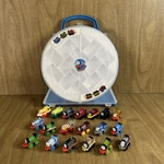 Thomas And Friends Minis Carrying Case Track Lot Of 18 Trains Mattel 2014 Used. Price: $18.99.