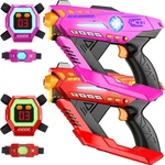 Cheercrew Toy Gun Set Of 2, Rechargeable + 360 Sensors Lcds Real-time Sync, New. Price: $69.64.