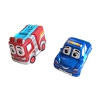 Firebuds Figures Truck & Police Car Disney Jr 2" Used. Price: $10.74.